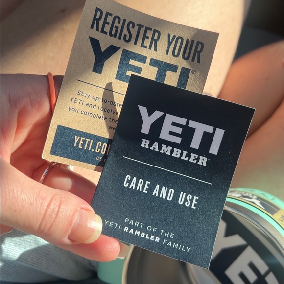 YETI Rambler Stainless Steel Mug ~ Seafoam Green ~ New! - Picture 5 of 8